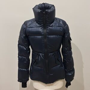 SAM Navy Blue down-jacket. Medium